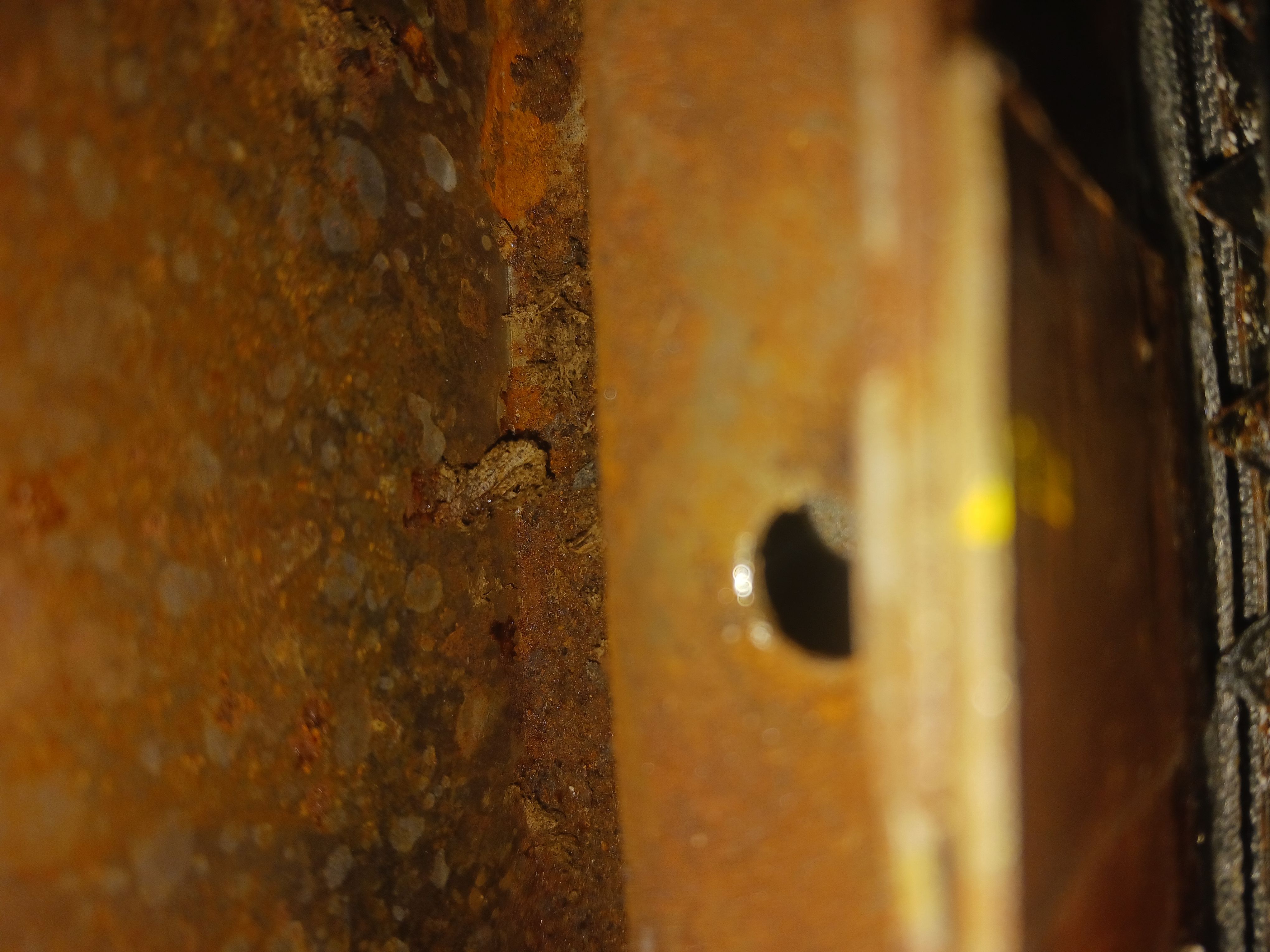 Bow hole above lr door
