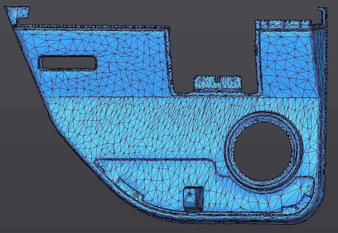 Mesh seems overly busy for mostly flat planes