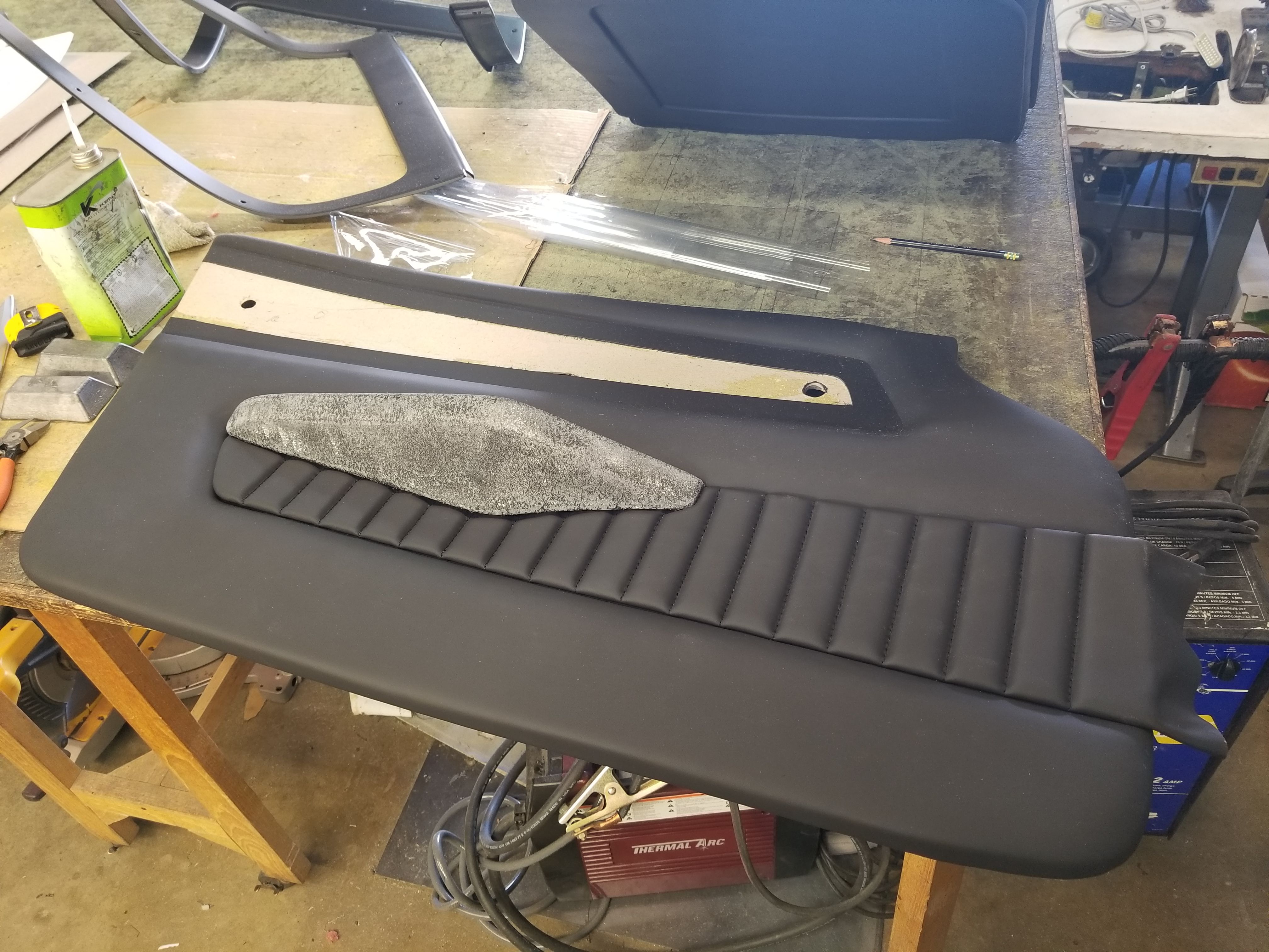 Here is a door panel beveled closed cell